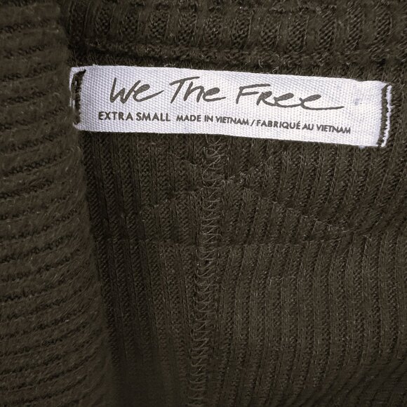 Free People Hold Me Close Black Long Sleeve Top Size XS - Picture 5 of 7